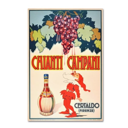 Vintage Apple Collection 'Chianti' Canvas Art,12x19